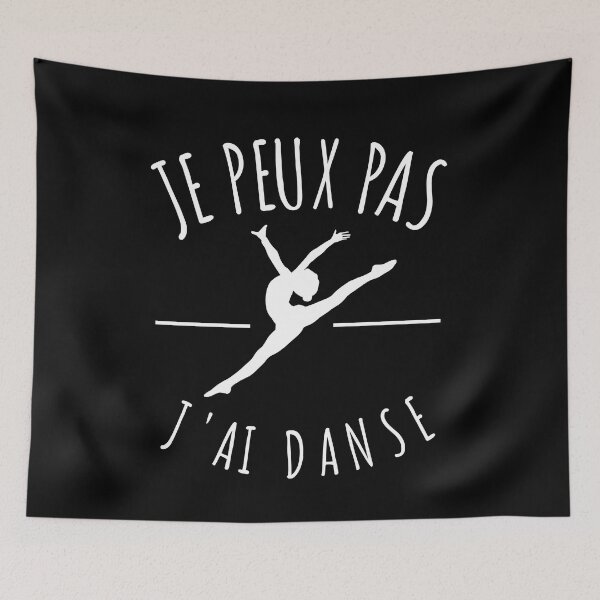 Aperçu de l'œuvre je peux pas j’ai danse classique humour danseuse créée et vendue par la-petite-folie.