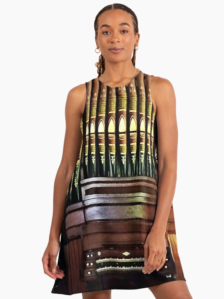 Pipe Organ in Church" A-Line Dress for Sale by SudaP0408 | Redbubble Pipe Organ in Church" A-Line Dress for Sale by SudaP0408 | Redbubble