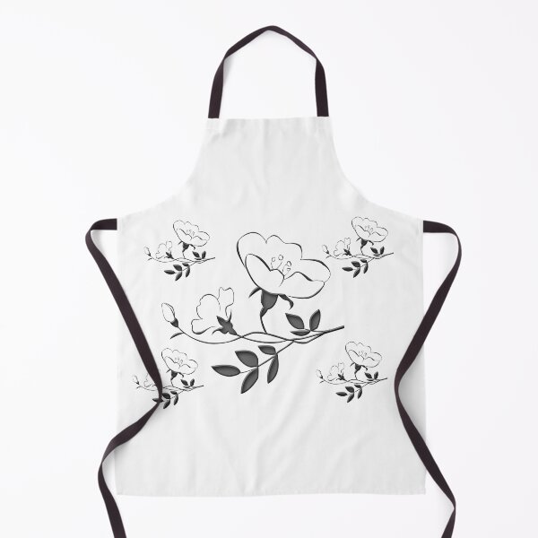 Item preview, White and Grey Wild Roses designed and sold by Karen Thomson.
