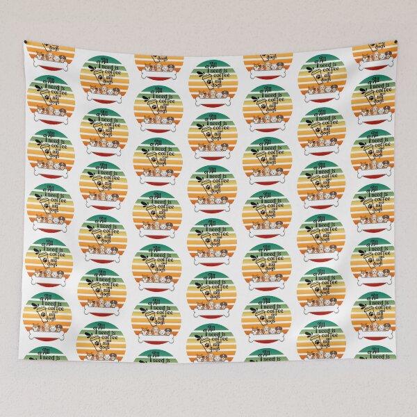 Item preview, All I need is coffee and my dogs. Cute dog quote designed and sold by Rubi16.