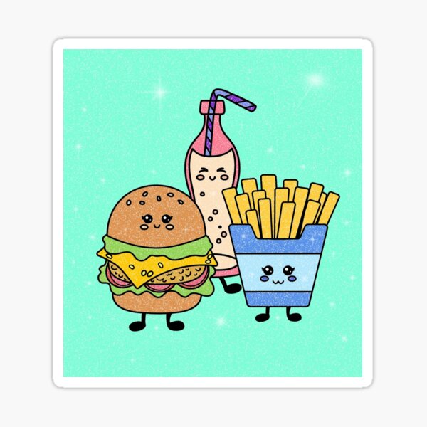 Item preview, Cute Fast Food designed and sold by JLDesign-.