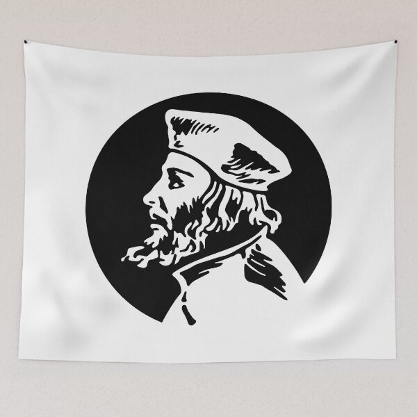 Item preview,  Jan Hus, portrait  designed and sold by close-up.biz.