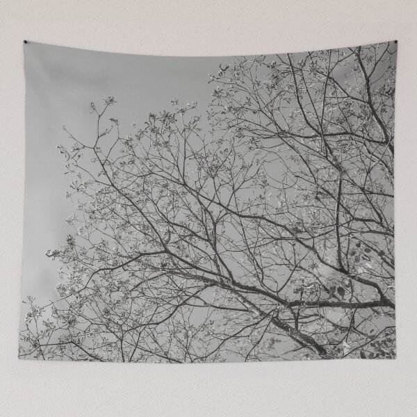 Item preview, Jungle Leaves - Black and White - Real Tree #10 designed and sold by anafrancisconi.