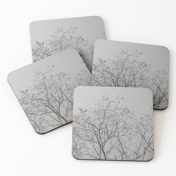 Item preview, Jungle Leaves - Black and White - Real Tree #11 designed and sold by anafrancisconi.