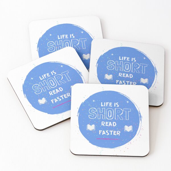 Item preview, Life is Short Read Faster for Literature Lovers designed and sold by ThreadlyAndCo.