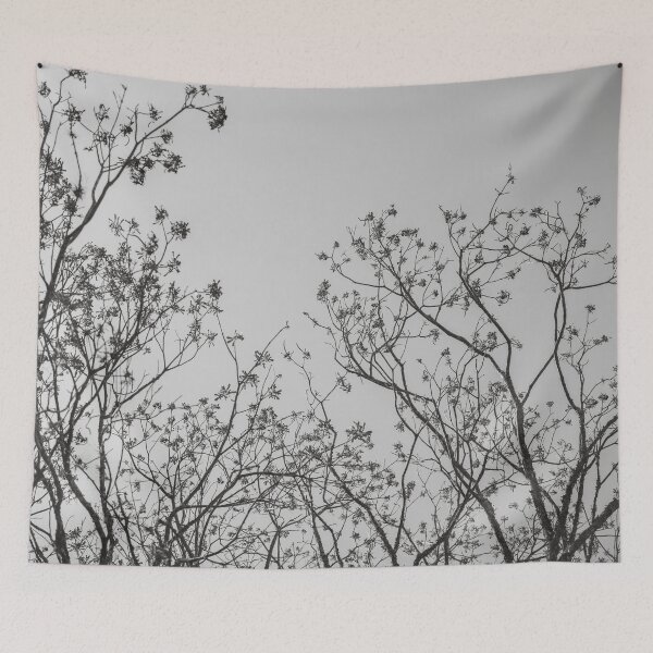 Item preview, Jungle Leaves - Black and White - Real Tree #13 designed and sold by anafrancisconi.