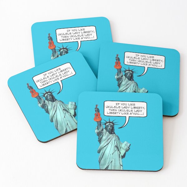 Item preview, Ukulele Lady Liberty designed and sold by Raven’s Wing Studio.