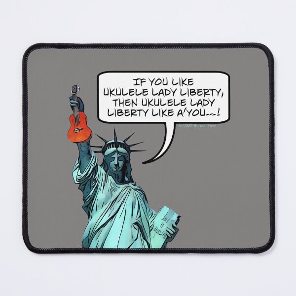 Item preview, Ukulele Lady Liberty designed and sold by Raven’s Wing Studio.