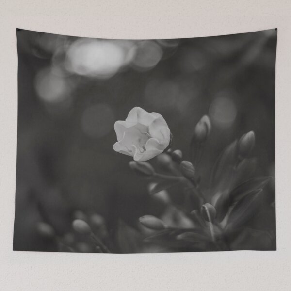 Item preview, White magnolia flower - Black and White designed and sold by anafrancisconi.