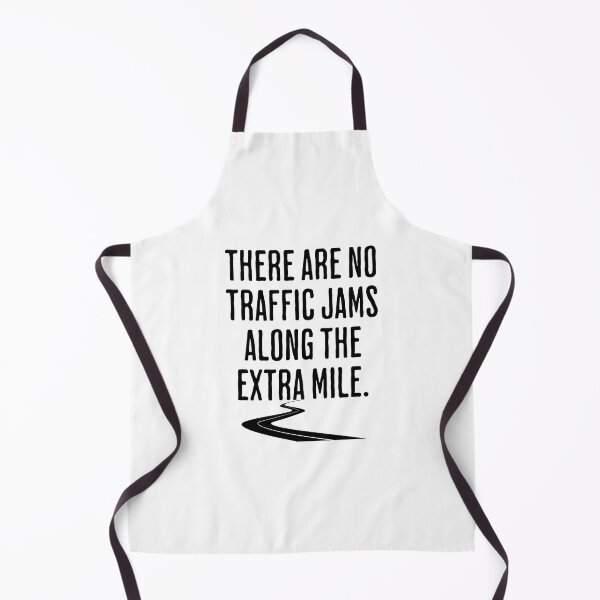 Item preview, There Are No Traffic Jams Along The Extra Mile - Motivational Saying designed and sold by AlanPhotoArt.