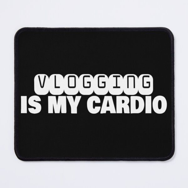 Item preview, Vlogging Is My Cardio Vlog Vlogger Themed T Shirt Merch designed and sold by PRINTS2HOT.