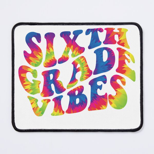 Item preview, Retro tie dye sixth grade vibes designed and sold by PERsonalthreads.