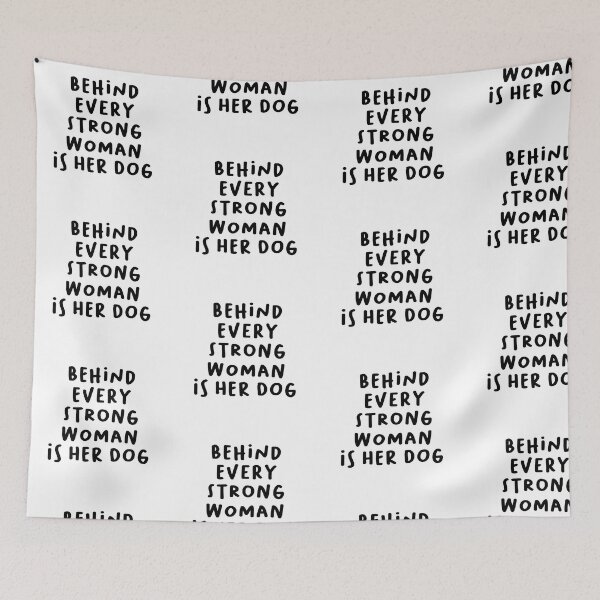 Item preview, detras de toda mujer fuerte esta su perro designed and sold by pnkrose.