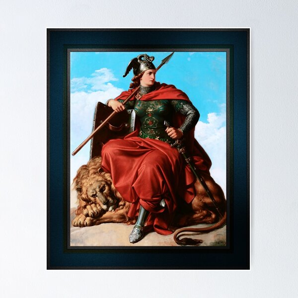 Item preview, Allegorie Der Tapferkeitt by Karl von Blaas Remastered Xzendor7 Classical Art Old Masters Reproductions designed and sold by Xzendor7 Digital Art Creations.