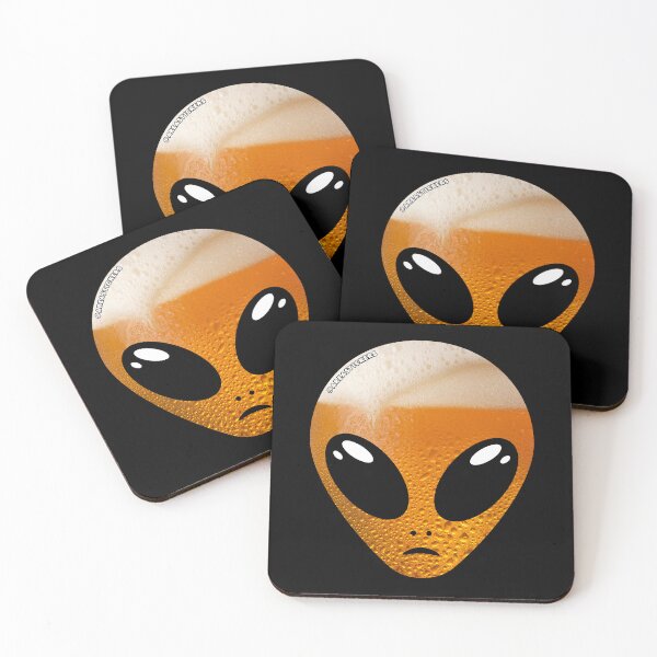Item preview, Alien head - Beer skin designed and sold by AreaStickers.
