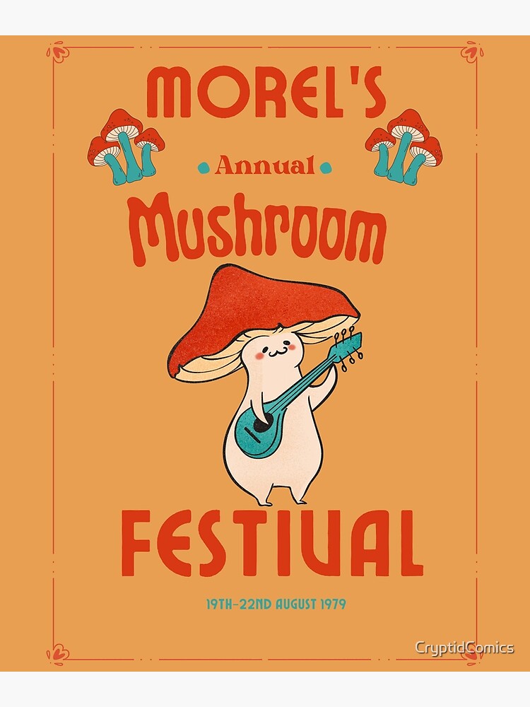 "Mushroom Festival " Poster for Sale by Redbubble