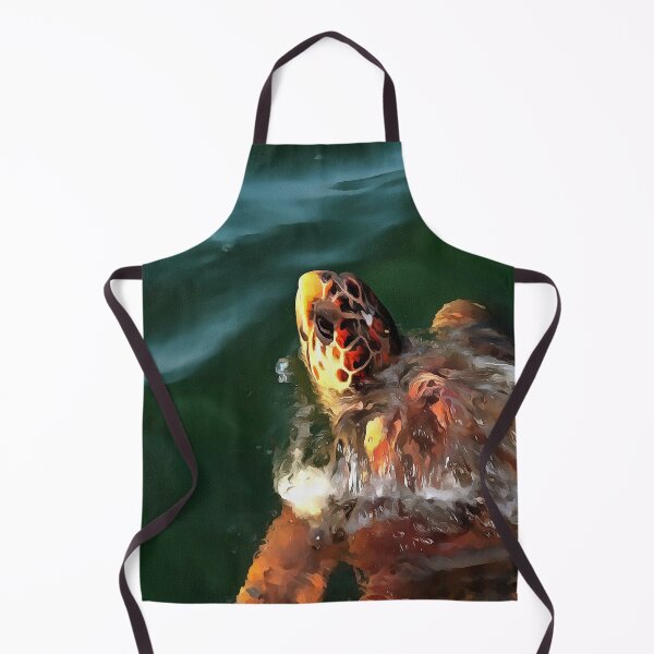 Item preview,  Loggerhead Sea Turtle Artistic Portrait designed and sold by taiche.