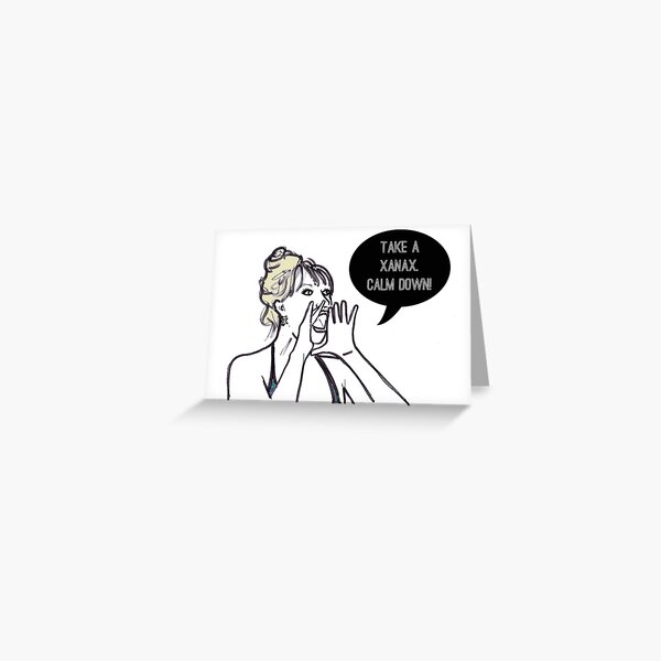 Calm down Greeting Card