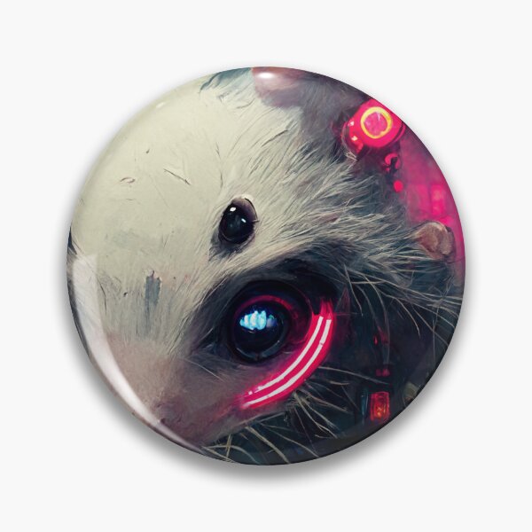 Item preview, cyberpunk opossum designed and sold by yayor.