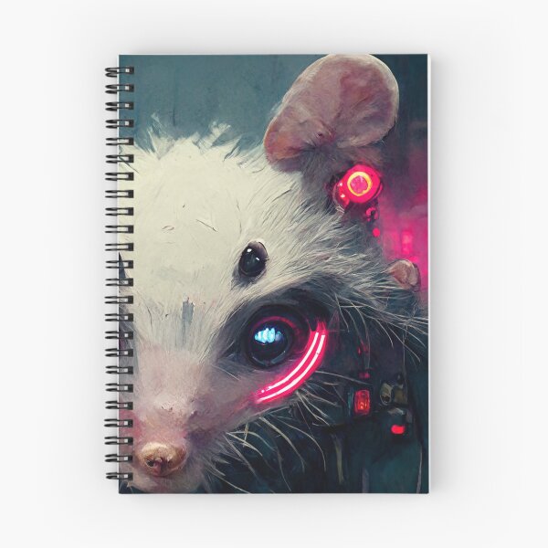 Item preview, cyberpunk opossum designed and sold by yayor.