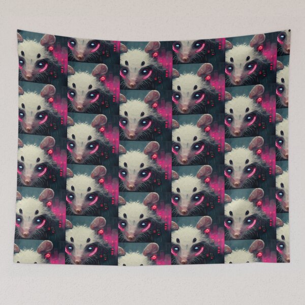 Item preview, cyberpunk opossum designed and sold by yayor.