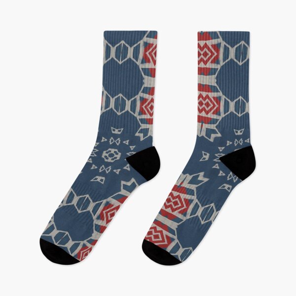 Item preview, Red White and Blue Pattern Artist Jenny Meehan 7   designed and sold by Jenny Meehan Art Prints and Patterns  .