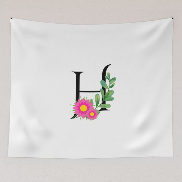 Item preview, Floral H designed and sold by ThoughtfulyCute.