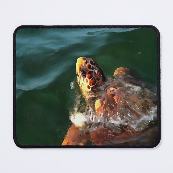 Item preview,  Loggerhead Sea Turtle Artistic Portrait designed and sold by taiche.