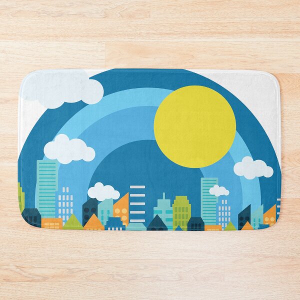 Item preview, Sunny day at the City of Chicago, with white clouds  designed and sold by Lowrain Nabih.