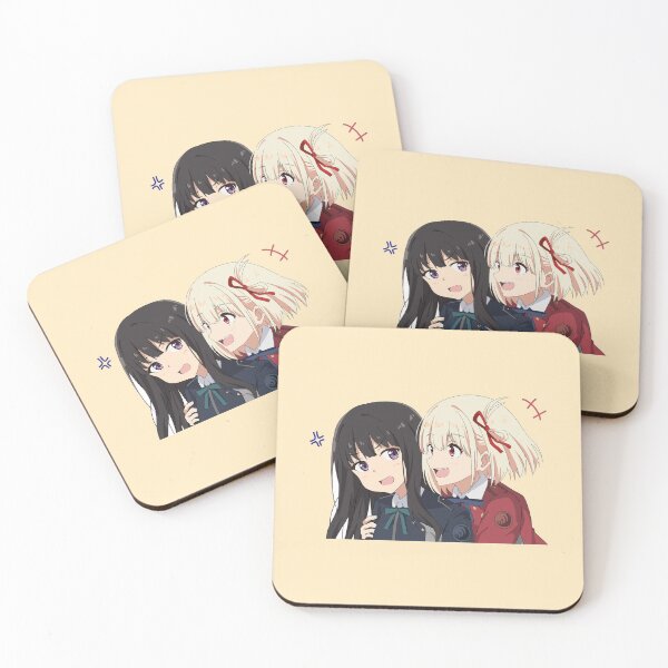 Item preview, Lycoris Recoil Anime Girls designed and sold by kosmicwaffle.