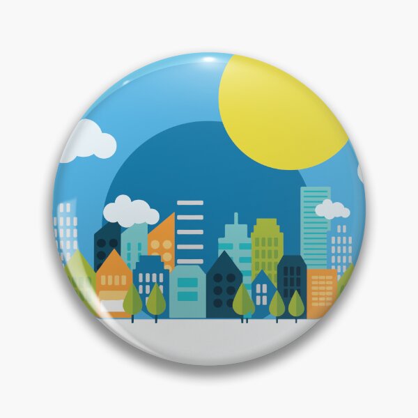 Item preview, Sunny day at the City of Chicago, with white clouds  designed and sold by Lowrain Nabih.