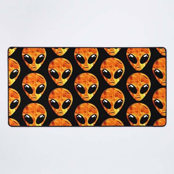 Item preview, Alien head - Fire skin designed and sold by AreaStickers.