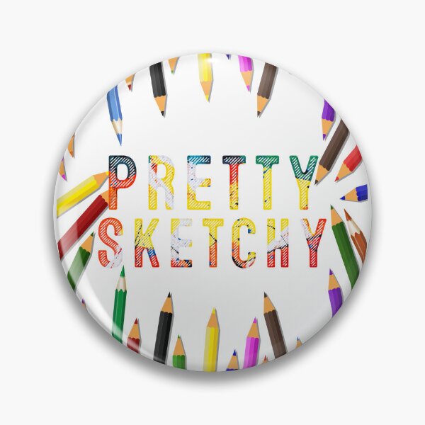 Item preview, Pretty Sketchy Fun Art Lover Colored Pencils Artists designed and sold by MoMasry.
