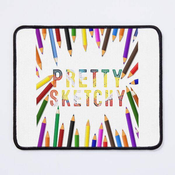 Item preview, Pretty Sketchy Fun Art Lover Colored Pencils Artists designed and sold by MoMasry.