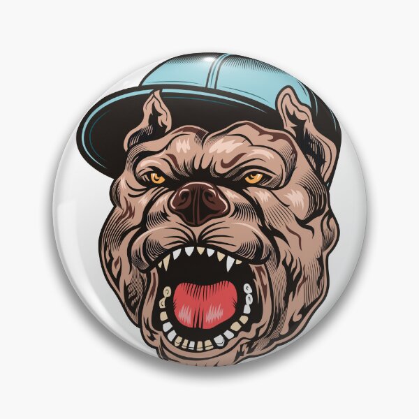 Item preview, angry bulldog illustration designed and sold by SUNDigital123.