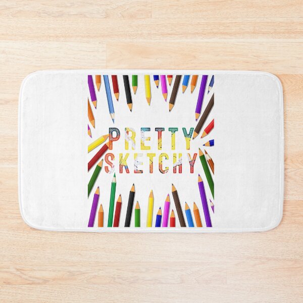 Item preview, Pretty Sketchy Fun Art Lover Colored Pencils Artists designed and sold by MoMasry.