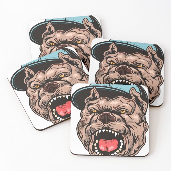 Item preview, angry bulldog illustration designed and sold by SUNDigital123.