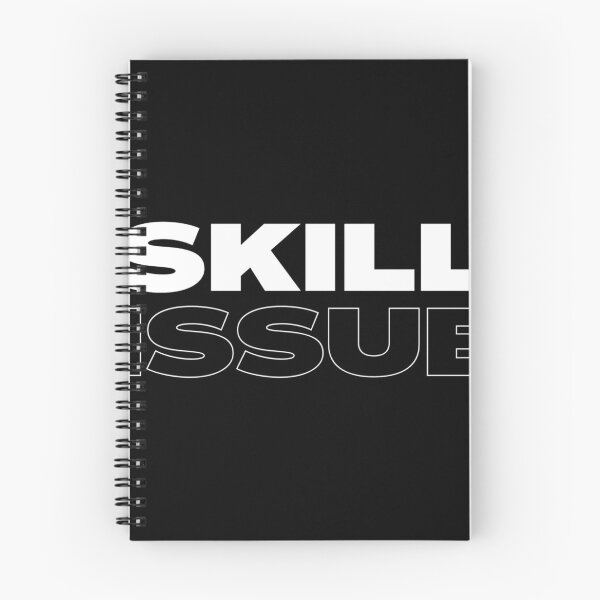 Item preview, Skill Issue Gaming Typography Meme designed and sold by kosmicwaffle.