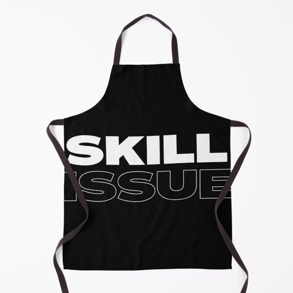 Item preview, Skill Issue Gaming Typography Meme designed and sold by kosmicwaffle.