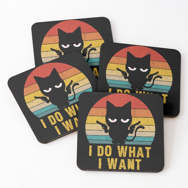 Item preview, Retro I Do What I Want Cat Funny Cat Lover designed and sold by Countrysmart.