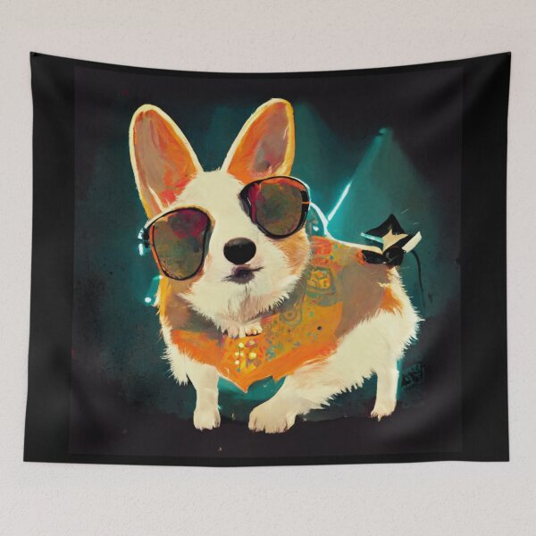 Item preview, Rockstar Corgi designed and sold by MilesJager.