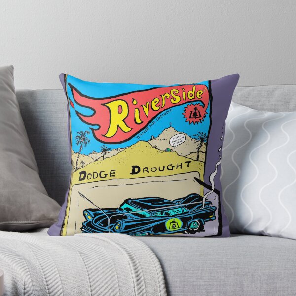 Riverside Dodge Drought Throw Pillow