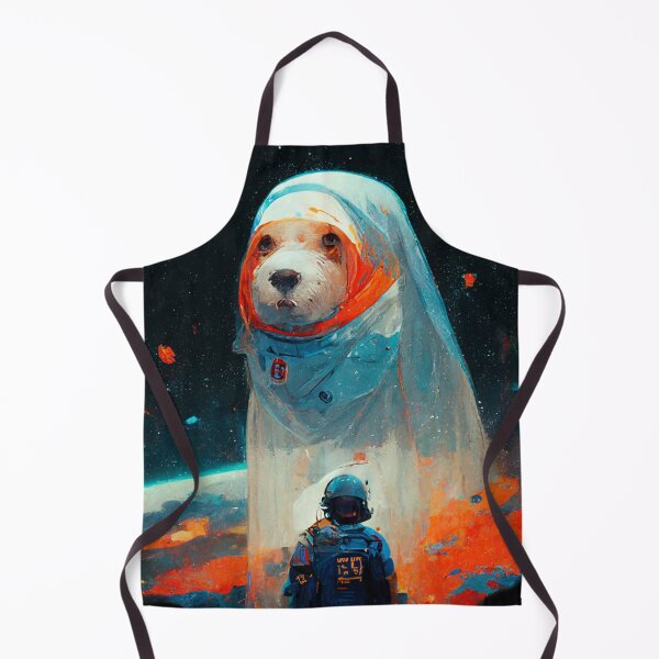 Item preview, Space Borker Astronaut Dog in the Universe designed and sold by MythicPrompts.