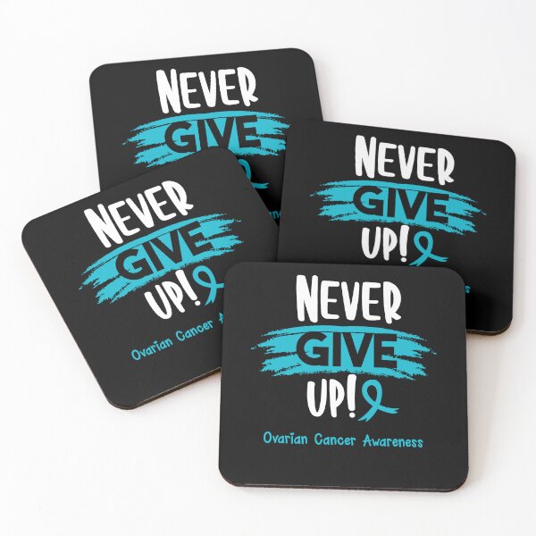 Item preview, Ovarian Cancer Warrior - Ovarian Cancer Awareness - Never Give Up! designed and sold by Robbsyn.