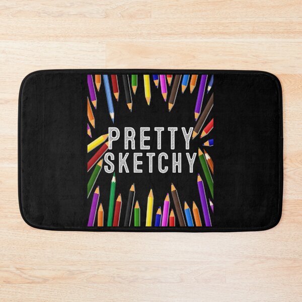 Item preview, Pretty Sketchy Fun Art Lover Colored Pencils Artists designed and sold by MoMasry.