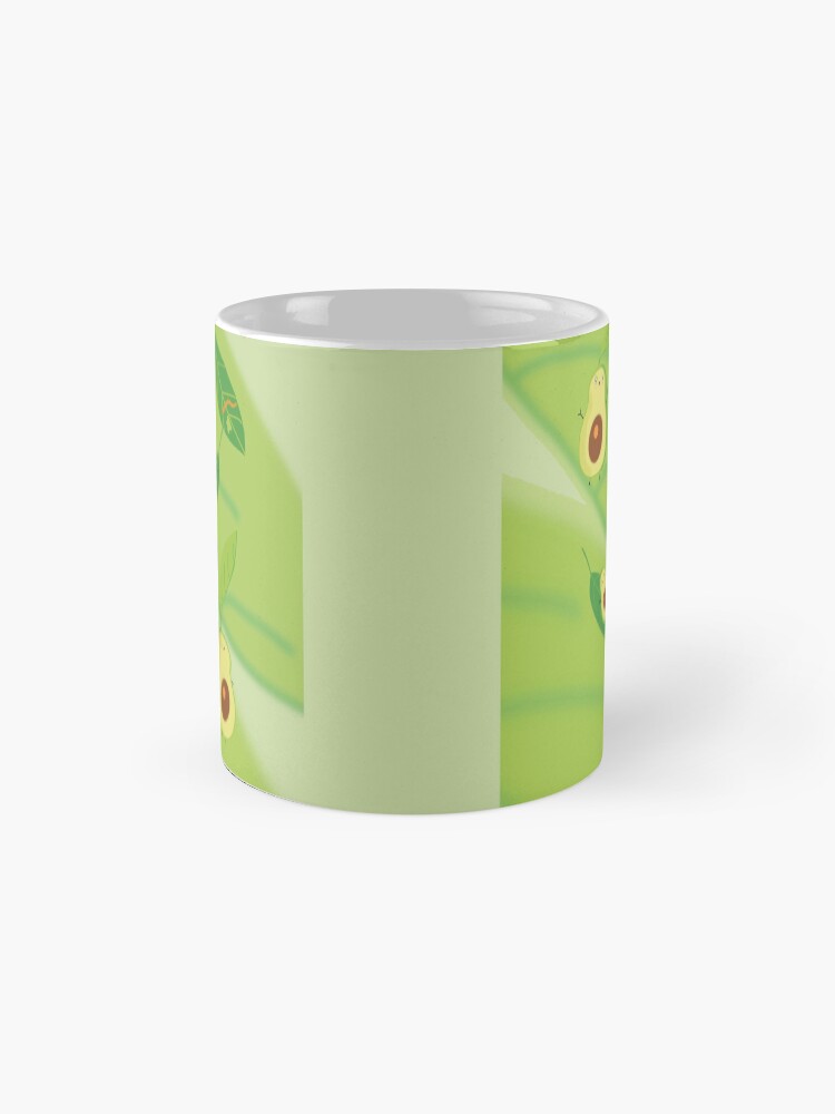 Imagen 4 de 6, Taza de café con la obra Familia de Aguacates, diseñada y vendida por LilyHofmann.