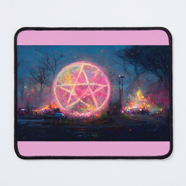 Item preview, Pink Pentagram designed and sold by occultfx.