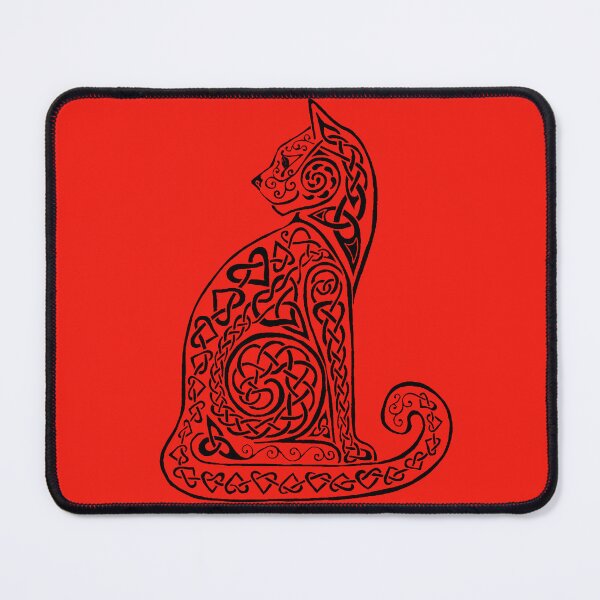 Item preview, Celtic Cat #8 Red designed and sold by ingridthecrafty.