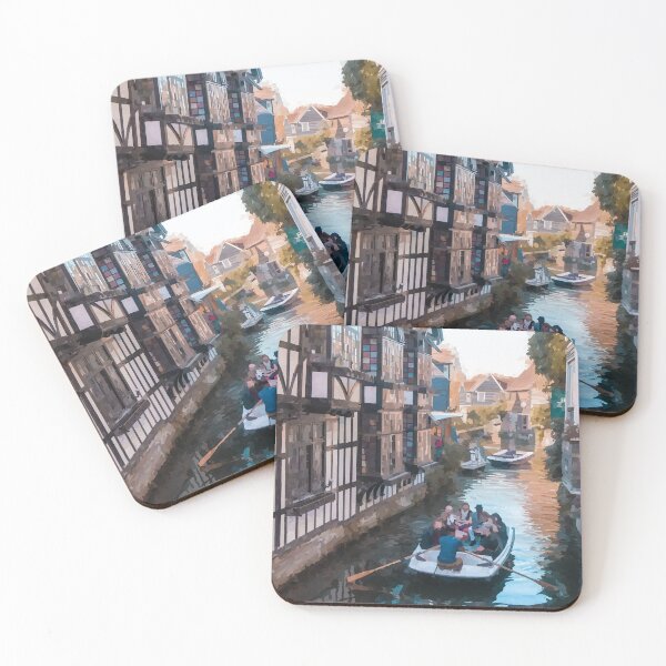 Item preview, English Village Stream - Watercolour Style designed and sold by WWWC2288.