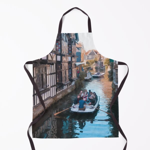 Item preview, English Village Stream - Watercolour Style designed and sold by WWWC2288.